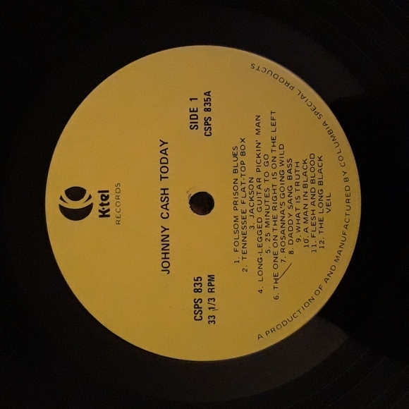 Johnny Cash. Today 24 Greatest Hits (PLUS 2x Photos Enclosed). 1974 - Picture 4 of 5